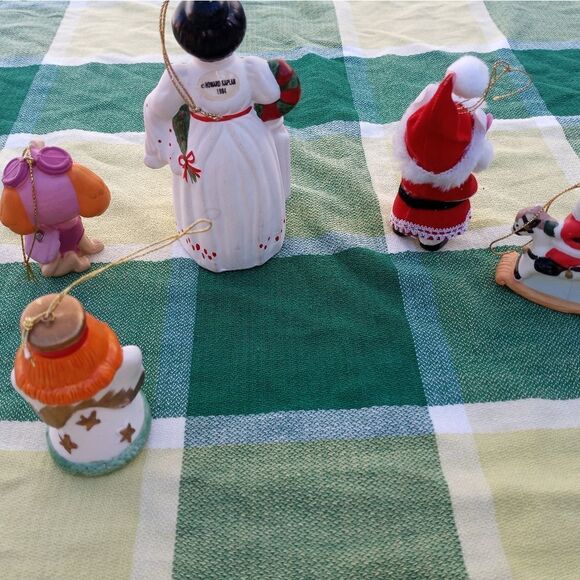 Lot Of 5 Christmas Ornaments Miss Piggy Angel Santa Claus -Ceramic, Paw Patrol-R - Picture 7 of 14